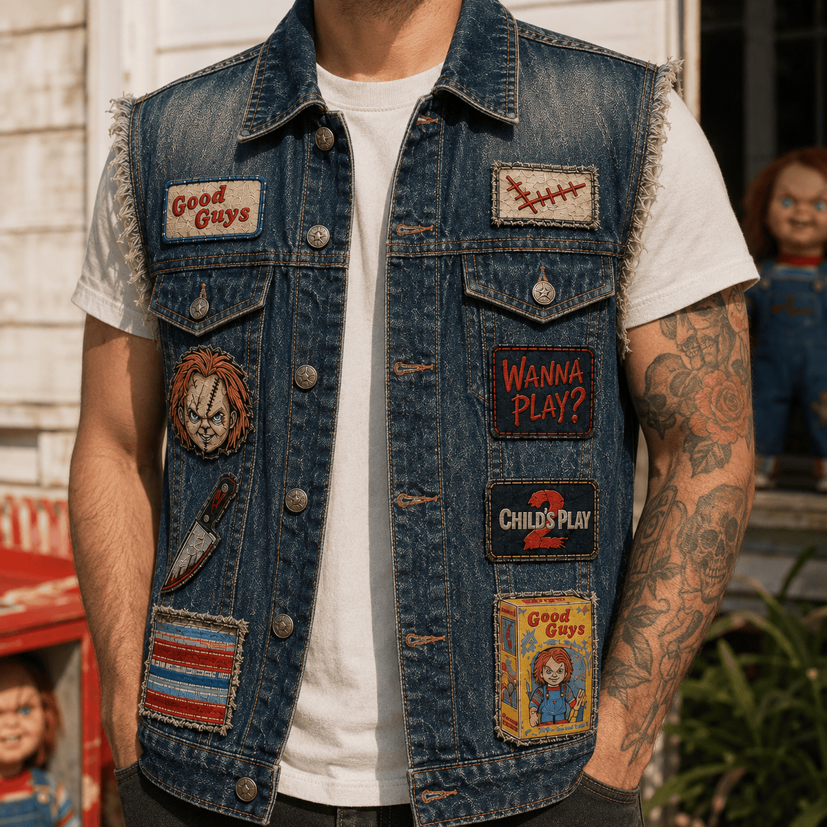 CKY PREMIUM DENIM VEST HQH