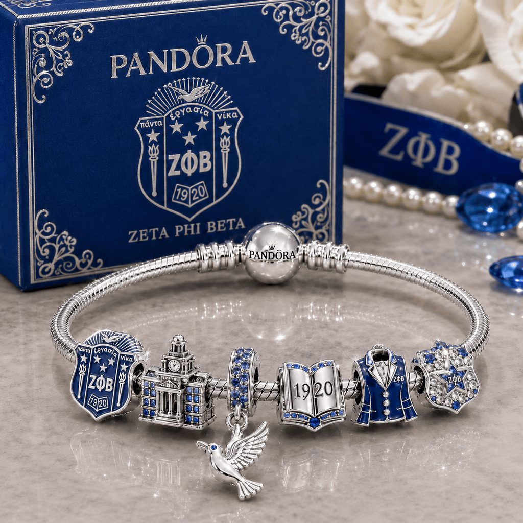 ZPB Silver Charm Bracelet Set NTVA