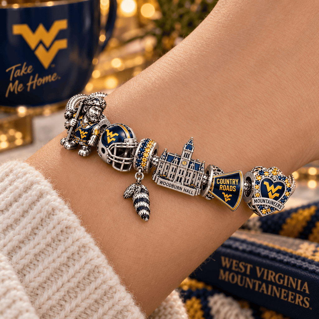 WVM Silver Charm Bracelet Set NTTB