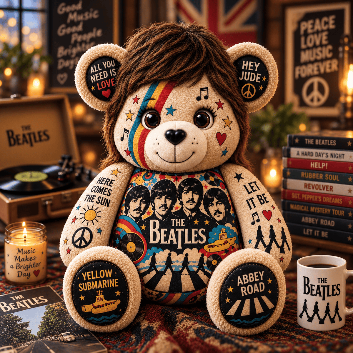 TBE Bear Custom Shaped Pillow