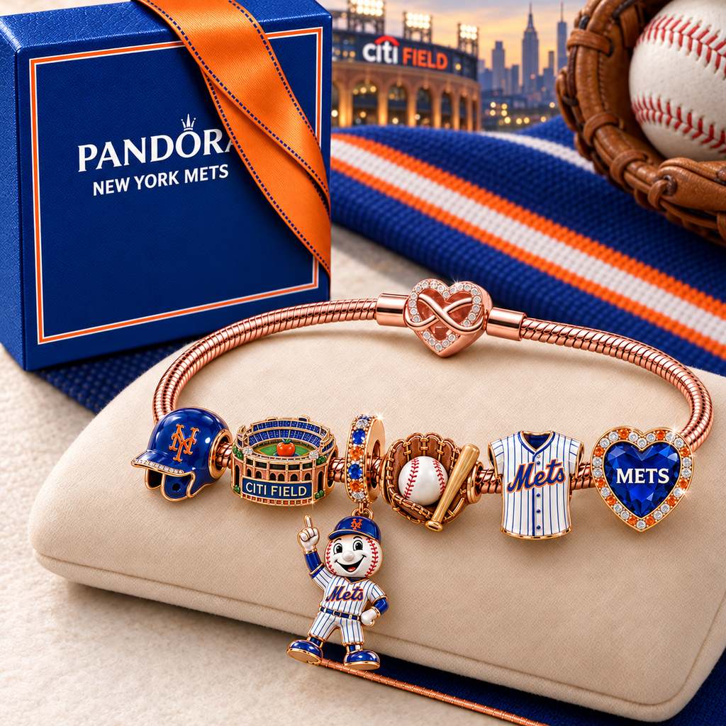 NYM Rose Gold Charm Bracelet Set TMH