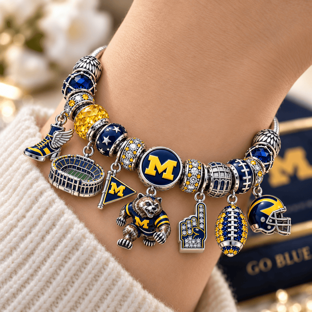 MWR Silver Charm Bracelet Set NTTB