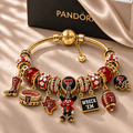 TTRR Gold Charm Bracelet Set NHVH