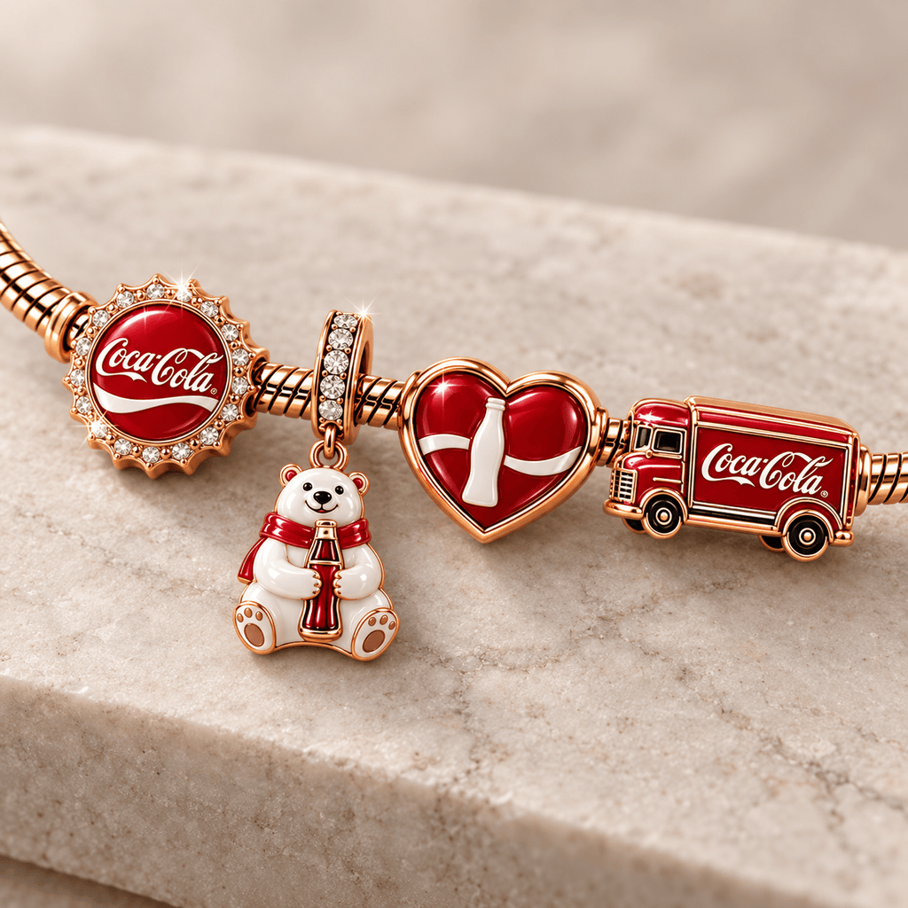 CCCL Rose Gold Charm Bracelet Set TMH