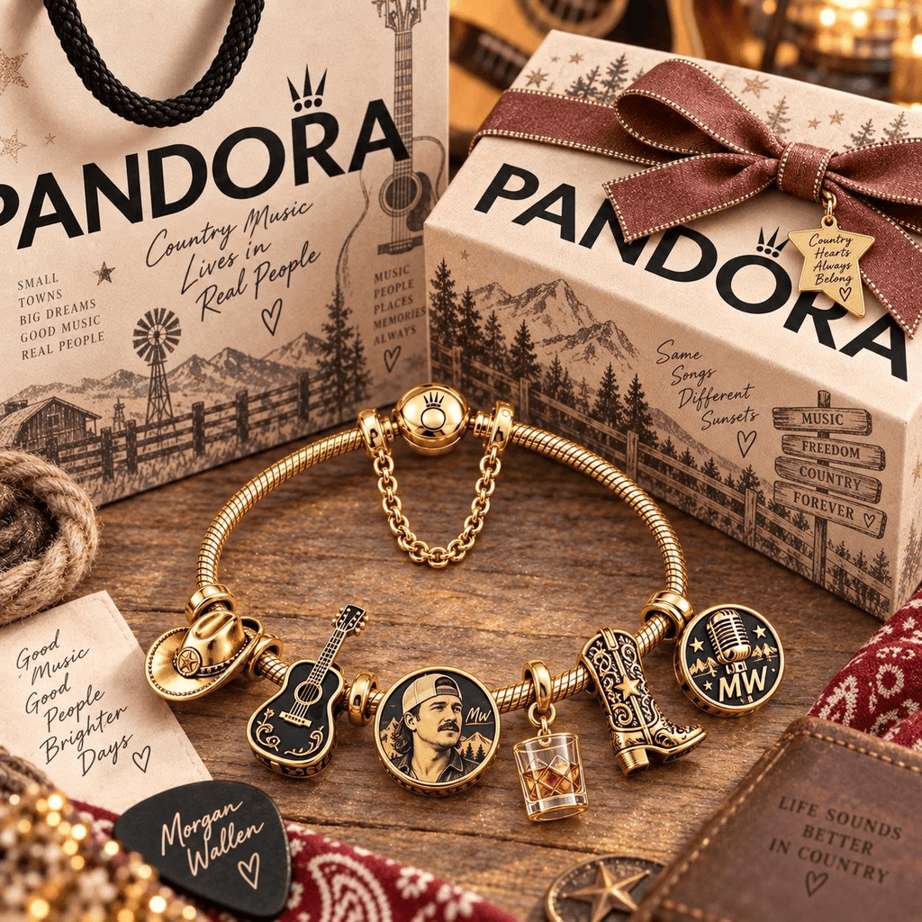 MGWL Gold Charm Bracelet Set TTN