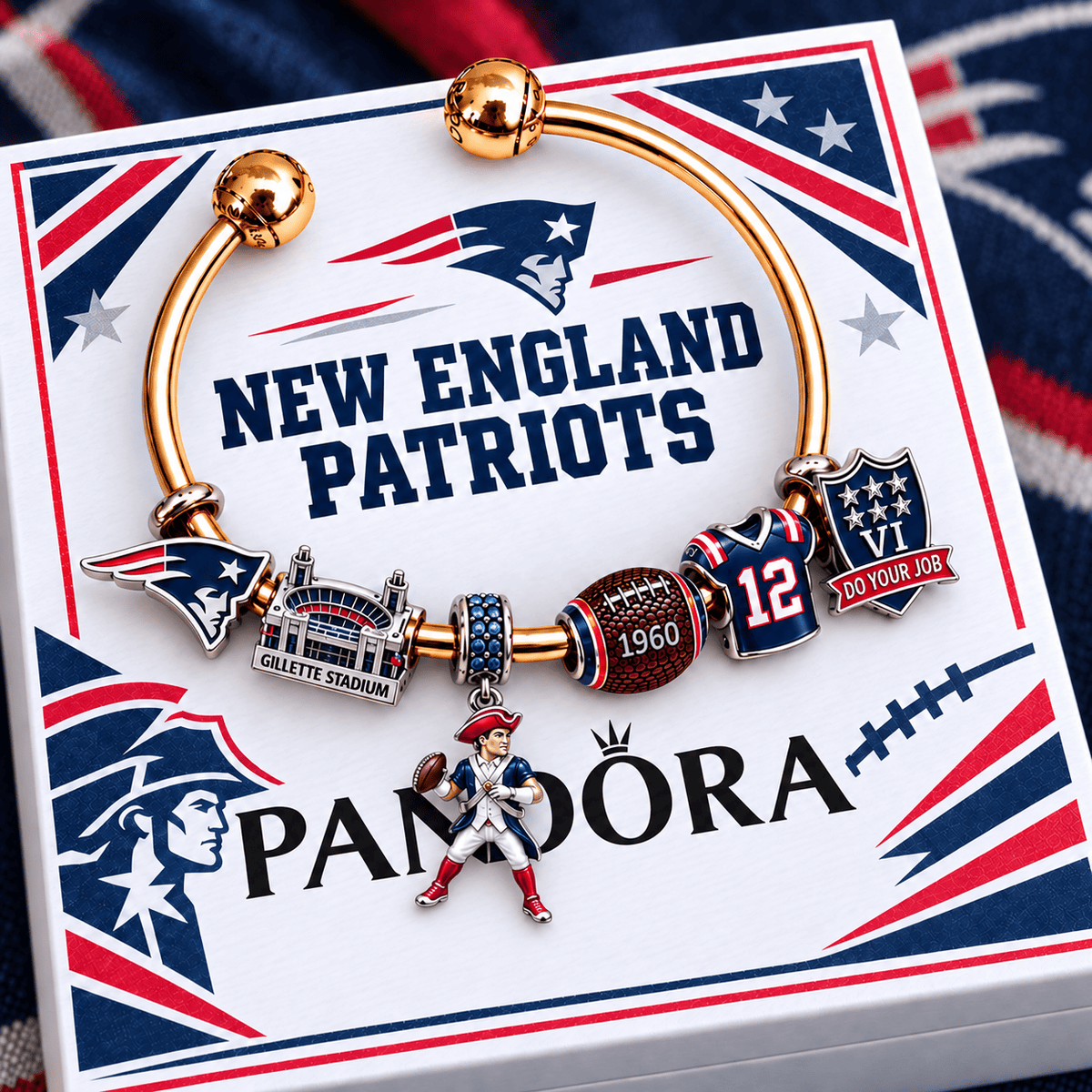 NEP Silver Charm Bracelet Set NTVA