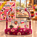 DKDN Silver Charm Bracelet Set TMH