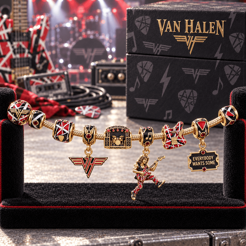 VHL Gold Charm Bracelet Set HQH